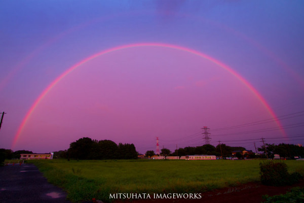 ダブルの虹